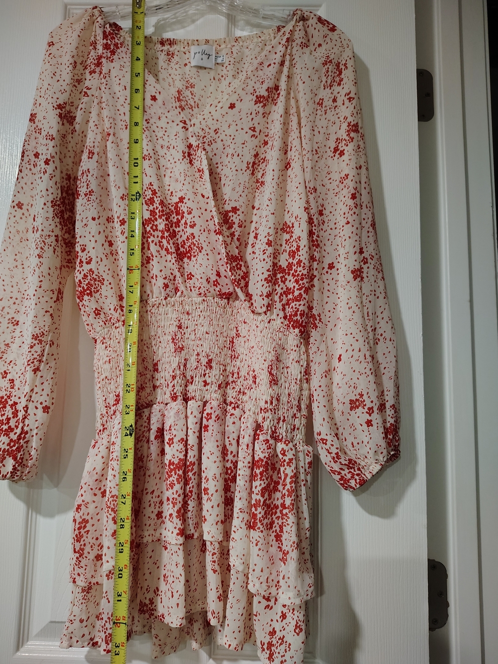 Princess Polly Dress with Red Speckle Print